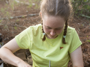 Undergraduate Natalie Cist Shines in Multiple Roles with Team Bedrock